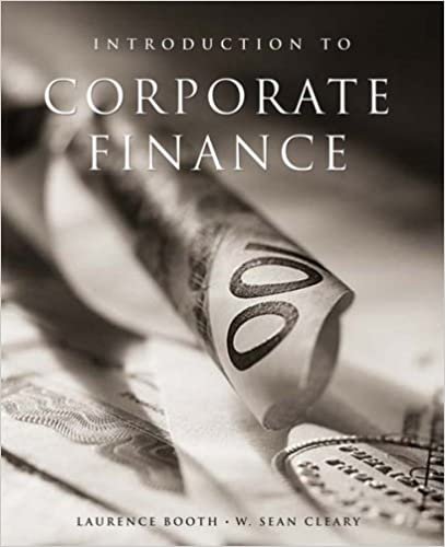 Test Bank Introduction to Corporate Finance by Booth