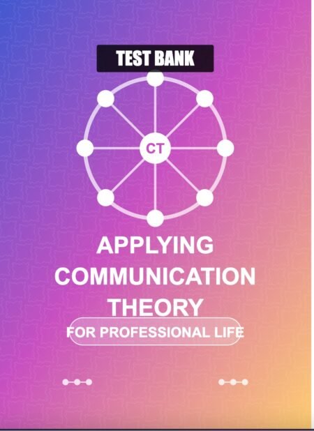 Downloadable Test Bank – Applying Communication Theory for Professional Life – Dainton,5e