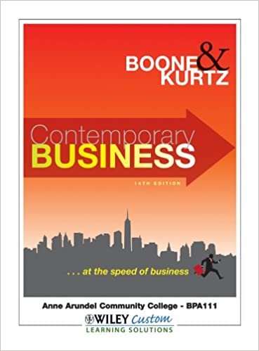 Test Bank Contemporary Business by Boone